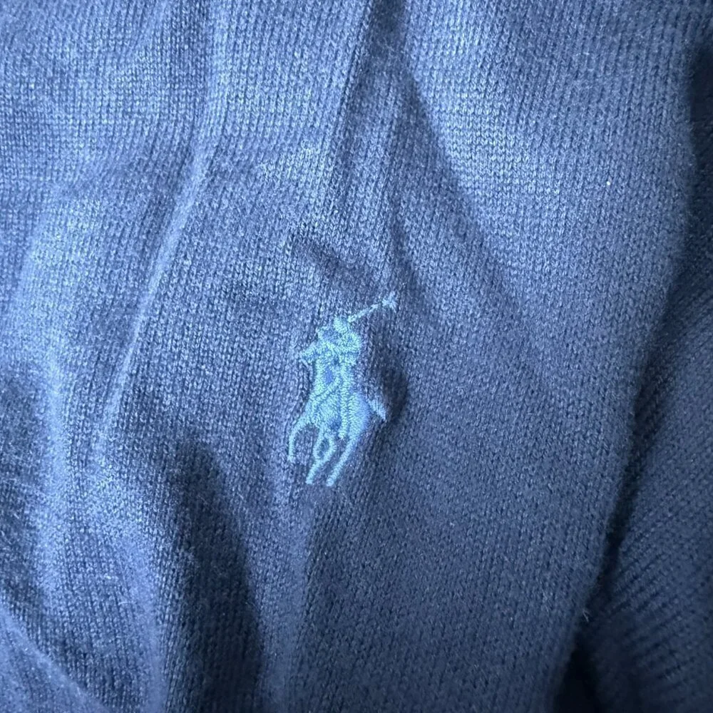 Polo Ralph Lauren Pima Cotton V Neck Sweater Men’s Sz LARGE